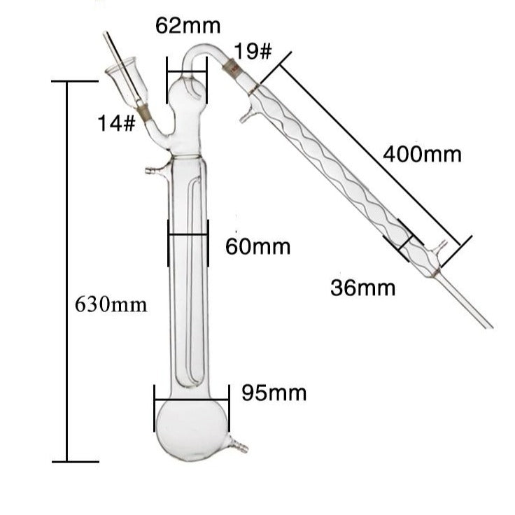 Simplified nitrogen determination apparatus acc. to Parnas Wagner