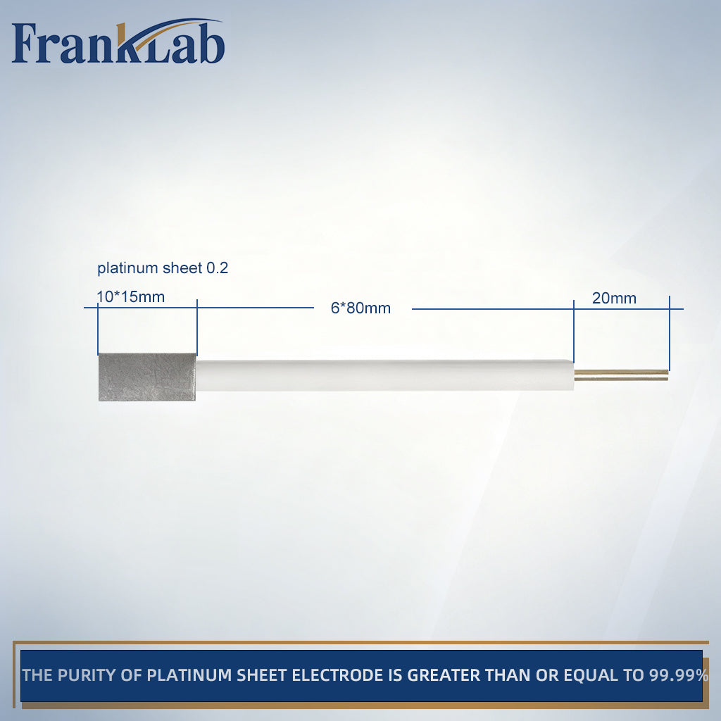 Platinum Sheet Electrode，>99.99% Purity