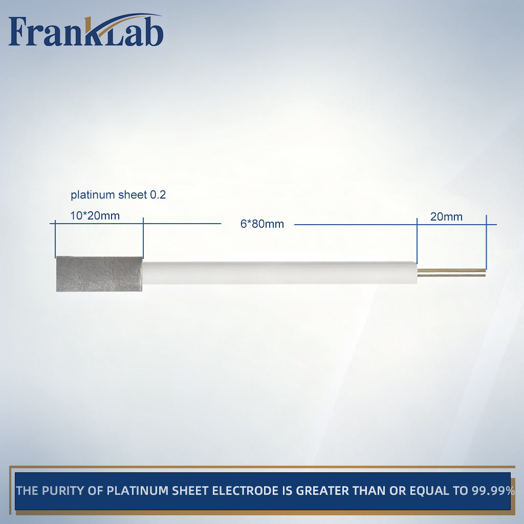 Platinum Sheet Electrode，>99.99% Purity
