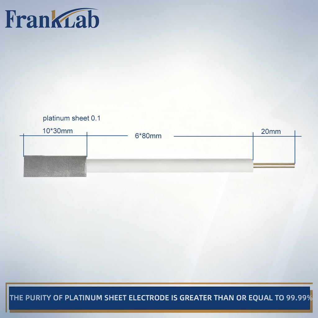 Platinum Sheet Electrode，>99.99% Purity