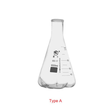 Culture erlenmeyer shake flask with 3 baffles, capacity 50 to 5000 ml