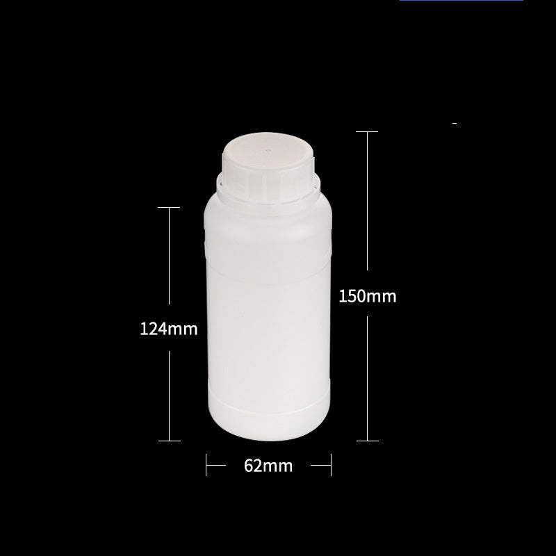 Narrow mouth bottles, Plastic HDPE, semi-transparent, capacity 250 ml to 1000 ml