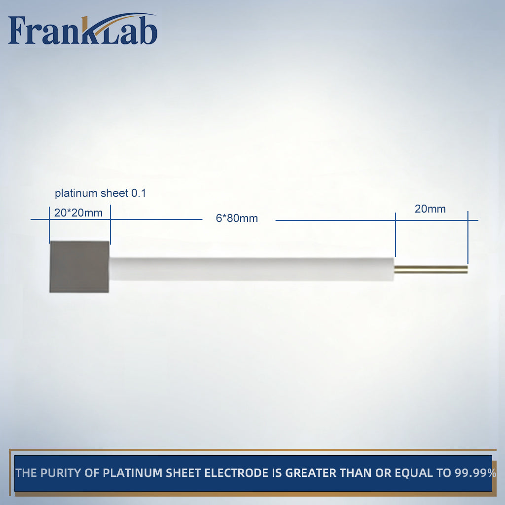 Platinum Sheet Electrode，>99.99% Purity