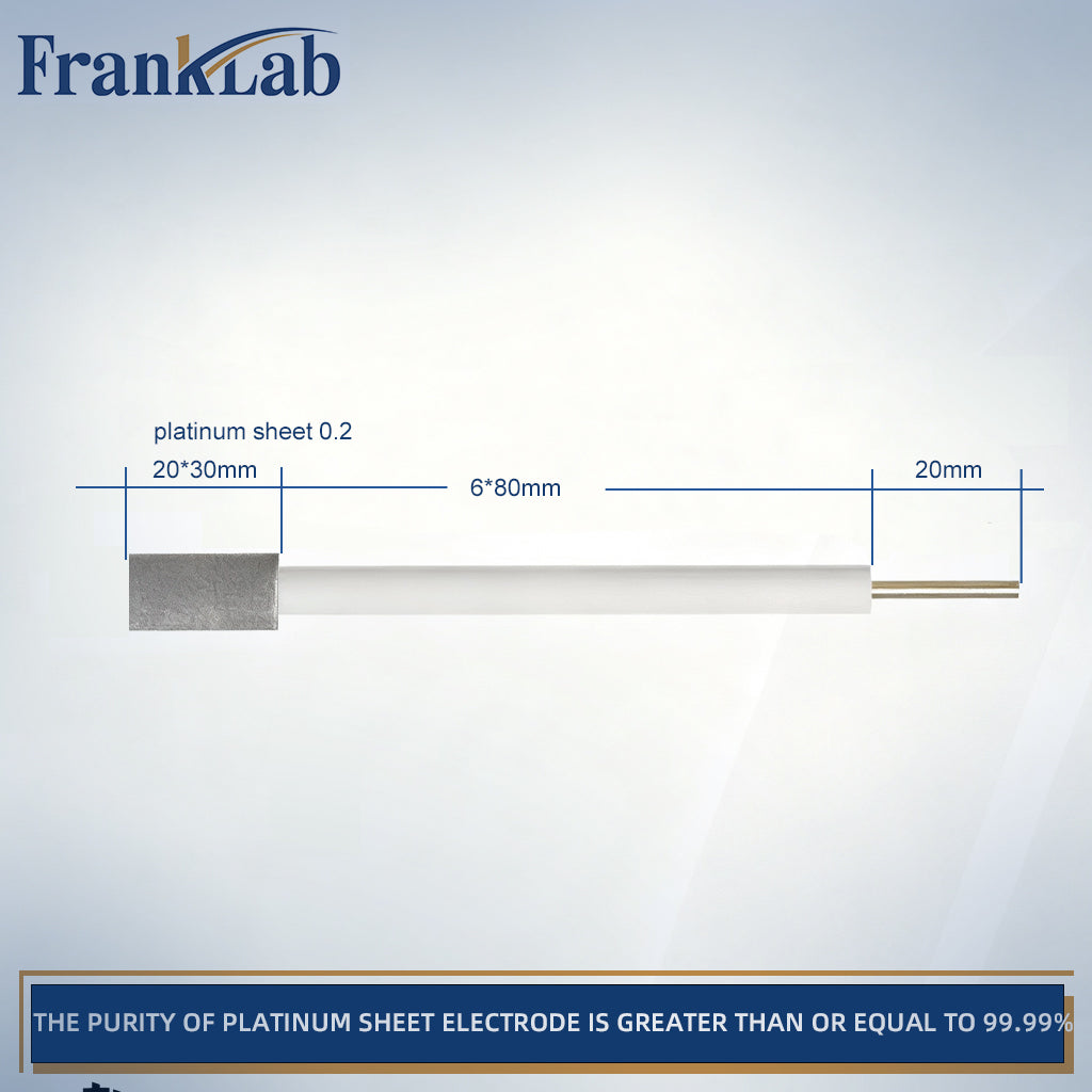 Platinum Sheet Electrode，>99.99% Purity