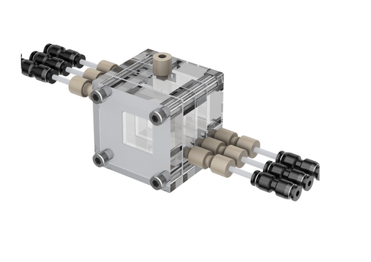 Acrylic Gas Diffusion Flow-Cell