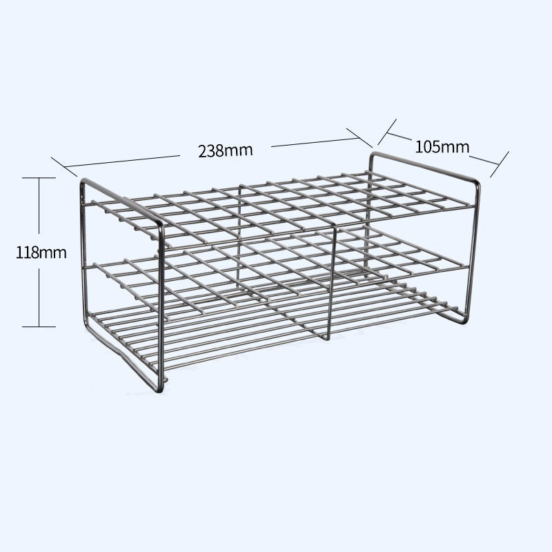 50 slots Test tube stand, stainless steel