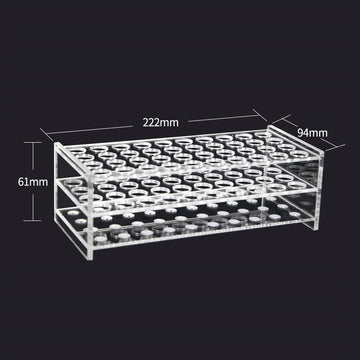 40 slots Test tube stand, PMMA