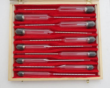 Alcoholometers, DIN 12803 , length 360 mm