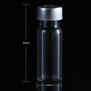 Sample vials with beaded rim and cap, Capacity 4 ml,100 pcs/pack