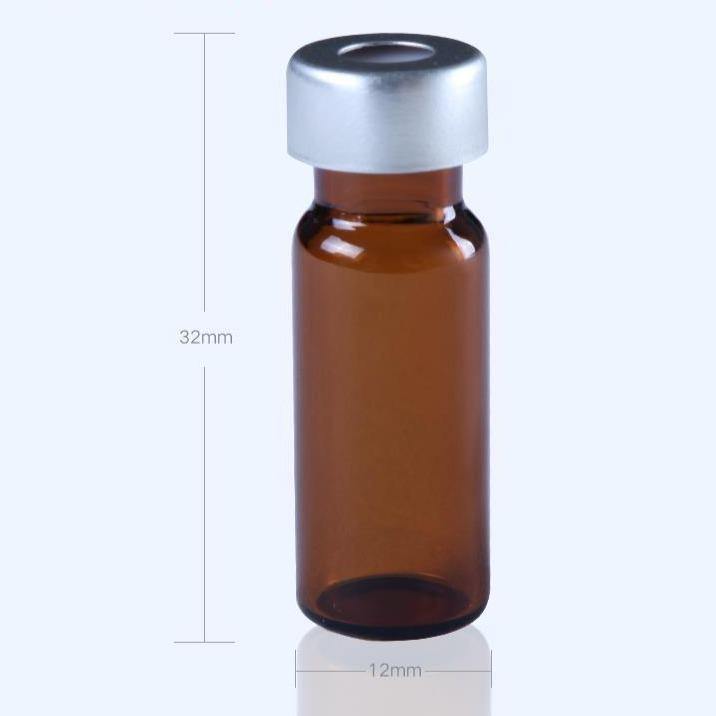 Sample vials with beaded rim and cap, Capacity 4 ml,100 pcs/pack