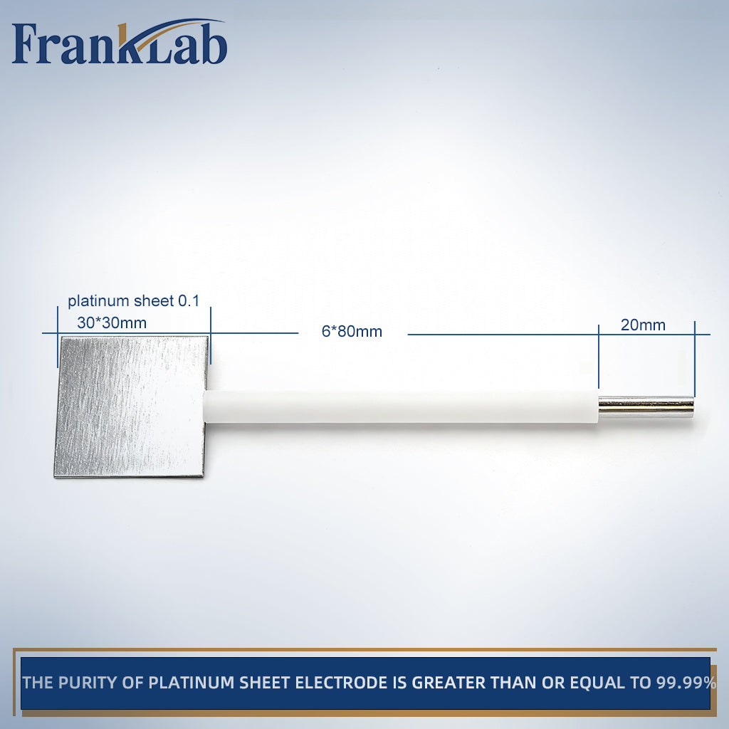 Platinum Sheet Electrode，>99.99% Purity