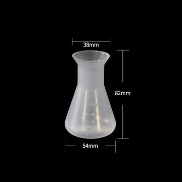 Erlenmeyer flask, Plastic PP, capacity 50 ml to 2000 ml