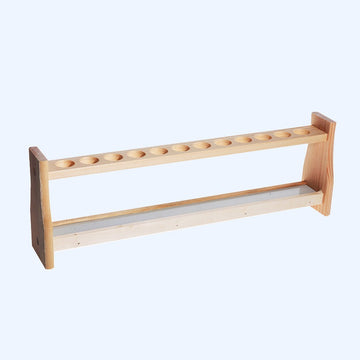 Colorimetric tube wooden stand, slots 6 to 12