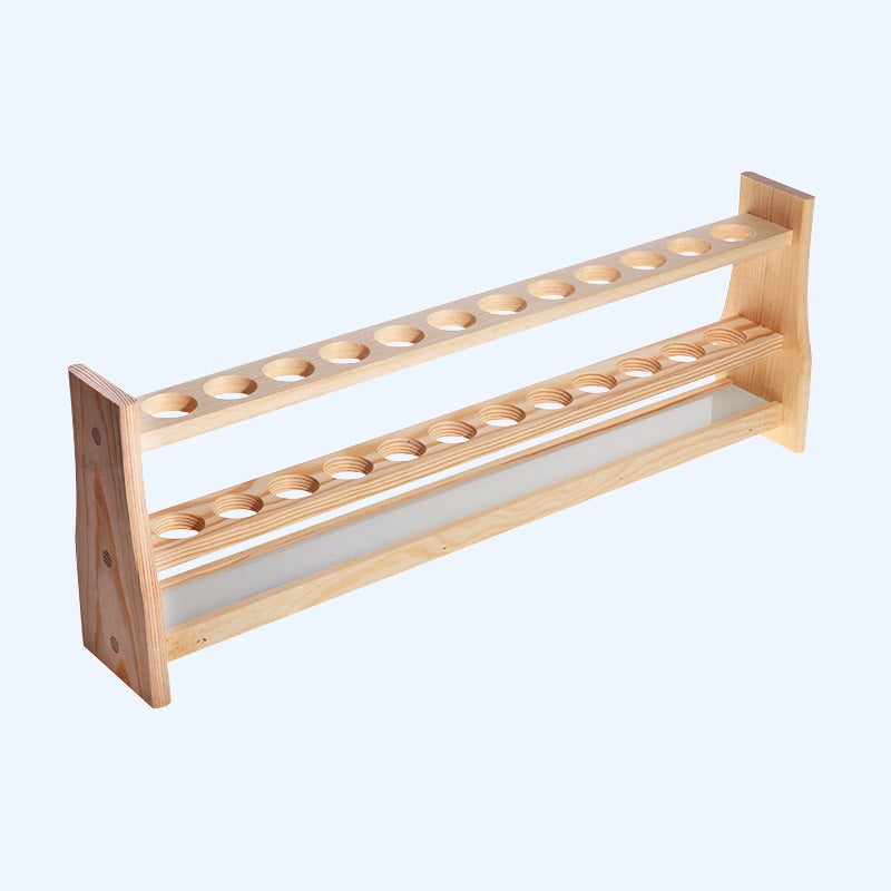 Colorimetric tube wooden stand, slots 6 to 12