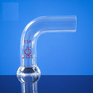 Schlenk extension adapter with #15 o-ring joint, 90° bent