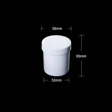 Wide-neck jar , Plastic HDPE, capacity 100 ml to 1000 ml