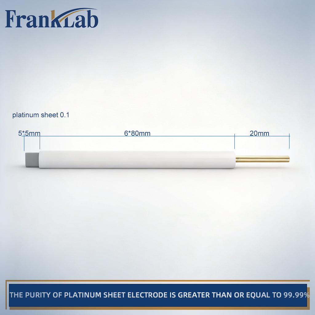 Platinum Sheet Electrode，>99.99% Purity