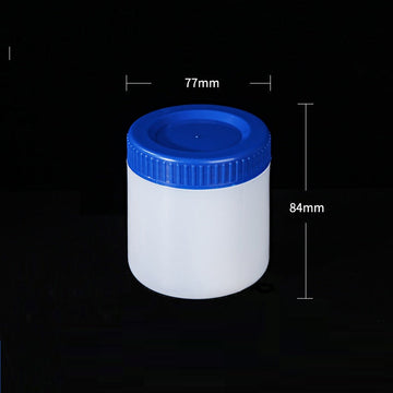 Wide-neck jar, plastic HDPE, capacity 250 ml to 1000 ml