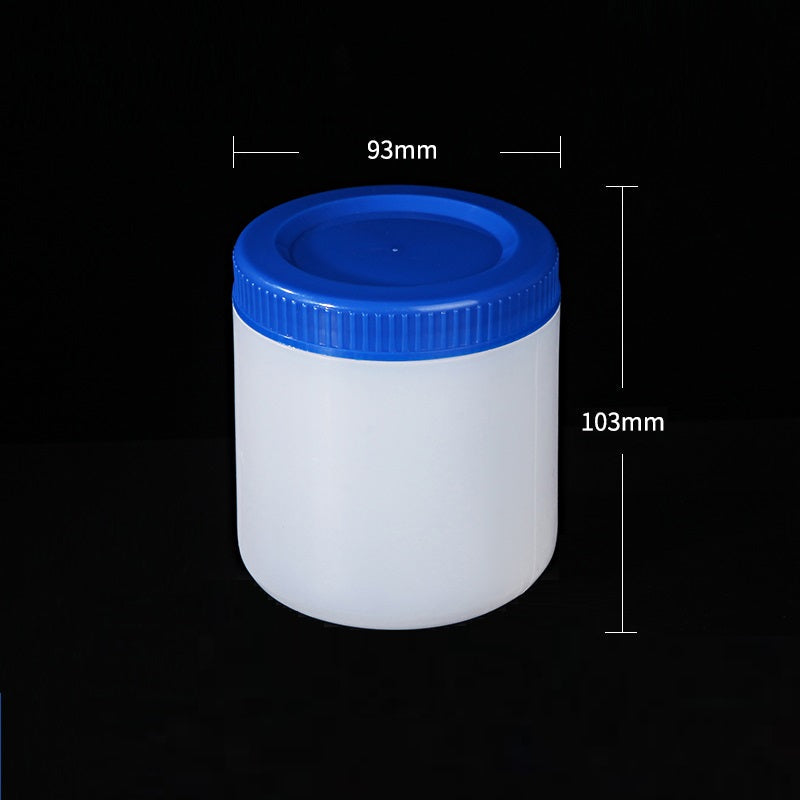 Wide-neck jar, plastic HDPE, capacity 250 ml to 1000 ml