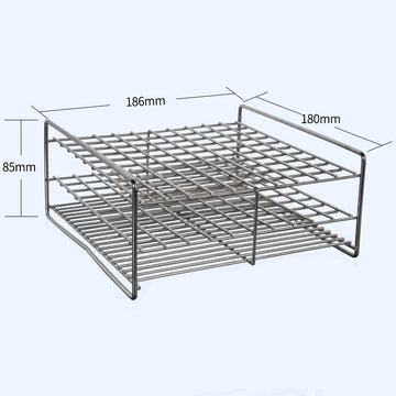 100 slots Test tube stainless steel stand