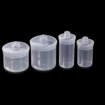 Plastic weighing box, capacity 20 to 70 ml