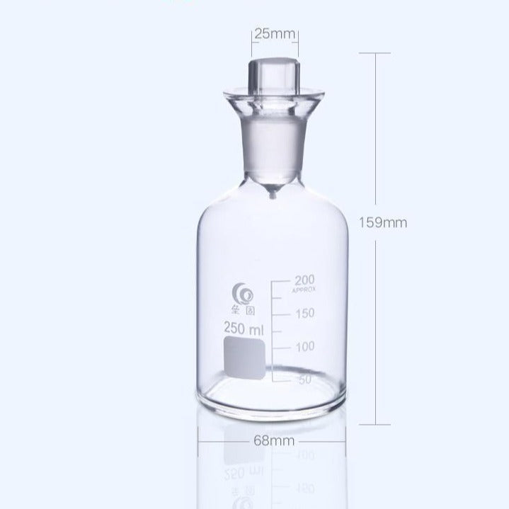 Bod bottle, clear glass, 125 ml to 1.000 ml