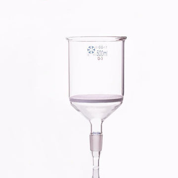 Nutsche filter with frit and joint, 500 ml to 3000 ml