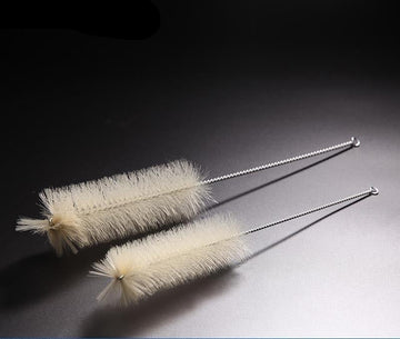 Cleaning brush for measuring cylinders, galvanised twisted-in wire
