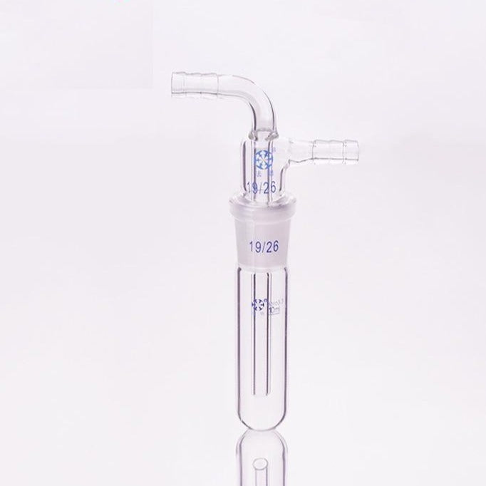 Cold trap with joint and hose connector, capacity 10 to 250 ml