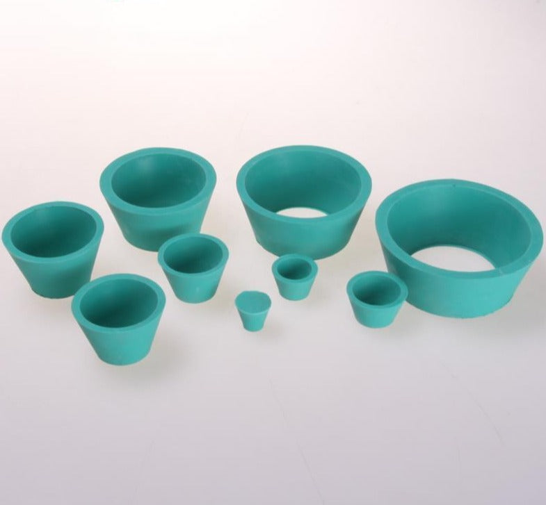 Conical rubber sleeves for vacuum filtration, 9 in 1.
