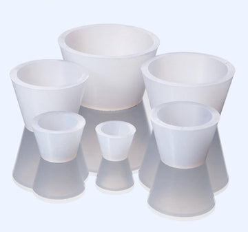 Conical silicon sleeves for vacuum filtration, 6 in 1.