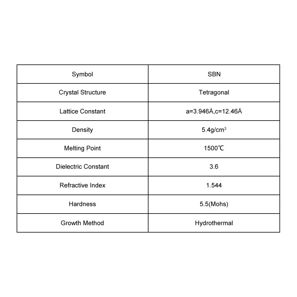 SBN Single Crystal Substrate