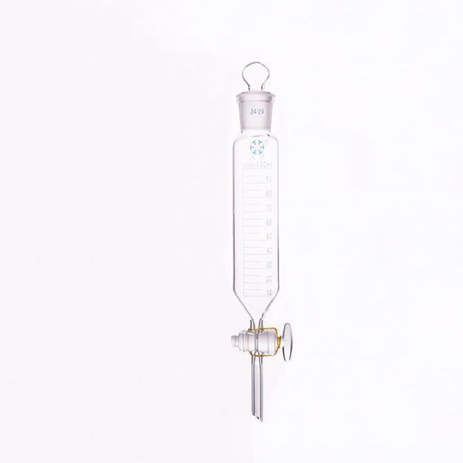 Cylindrical separating funnel with stopcock and stopper, graduated, 50 to 1000 ml