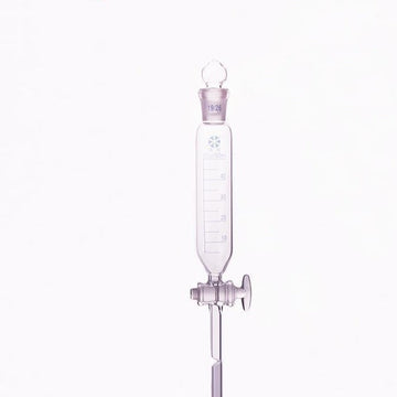 Cylindrical separating funnel with stopcock and stopper, graduated, 50 to 1000 ml