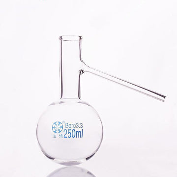 Distilling flask with side tube,  50 to 3000 ml