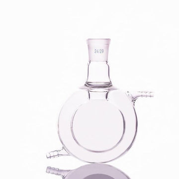 Double jacketed round-bottom flask, capacity 500 to 2000 ml