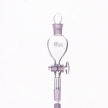 Dropping funnel with joint and glass stopcock, 60 ml to 2000 ml