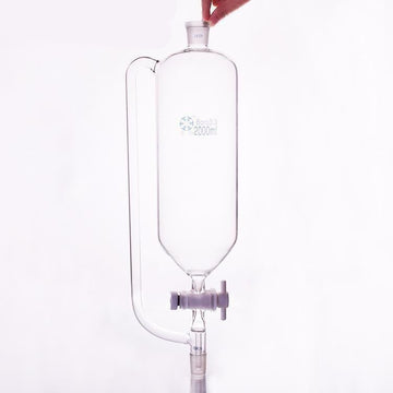 Dropping funnel with pressure compensation and PTFE stopcock, 50 ml to 2000 ml