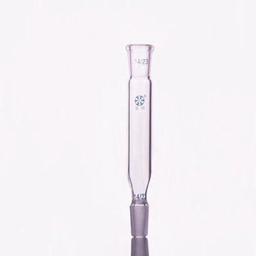 Extension tube with joint socket to joint cone, length 100 mm