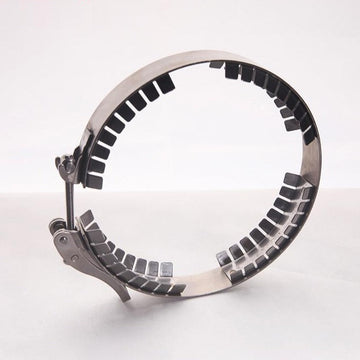 Flat flange clamp, diameter DN 100 to DN 200 mm