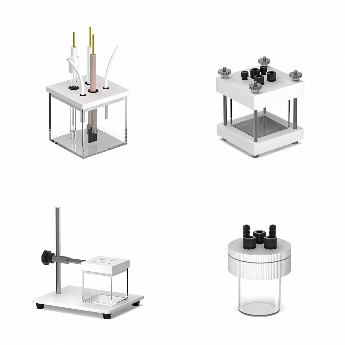 Fused Quartz Electrochemical Cell