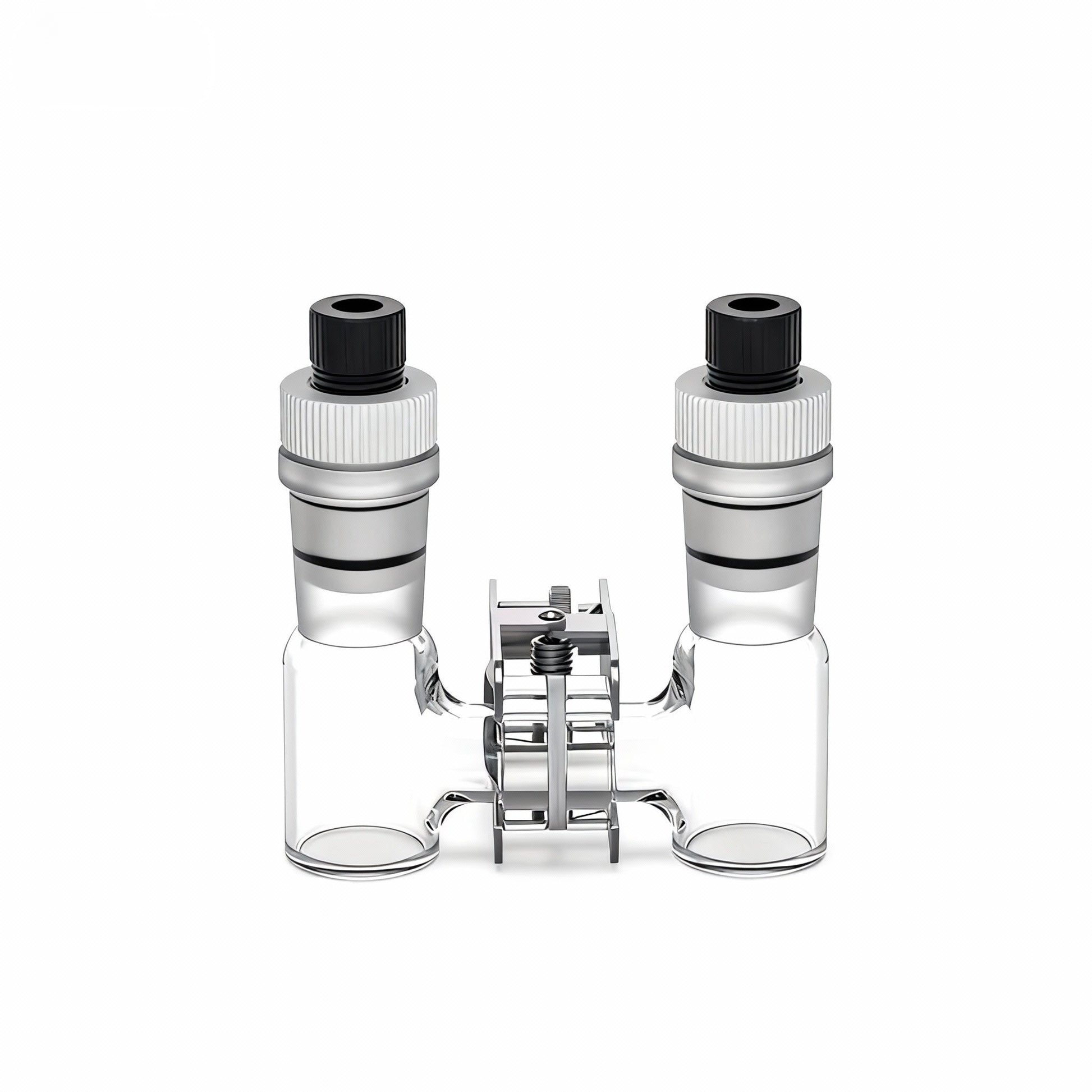 H type Sealed Microvolume Electrochemical Cell Two Electrode System