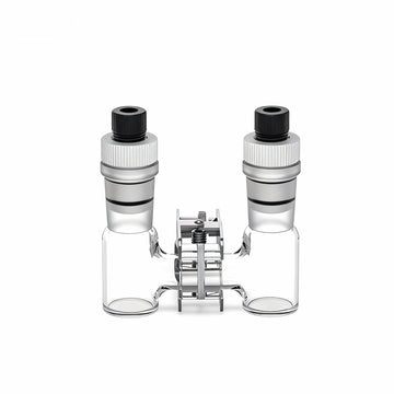 H type Sealed Microvolume Electrochemical Cell Two Electrode System