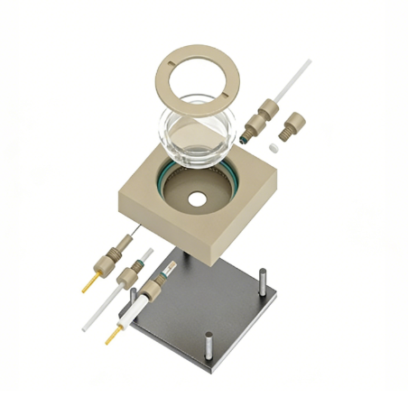 In-situ Raman Spectroelectrochemical Cell