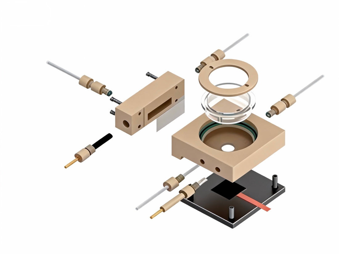 In-situ Raman Spectroelectrochemical Cell, H Type
