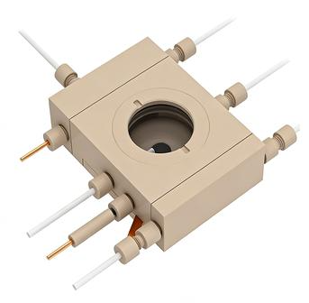 In-situ Raman Spectroelectrochemical Cell [Three-chamber H Type]