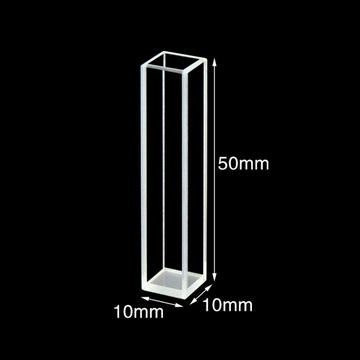 UV quartz macro cuvettes,4 clear windows,lightpath 8 mm