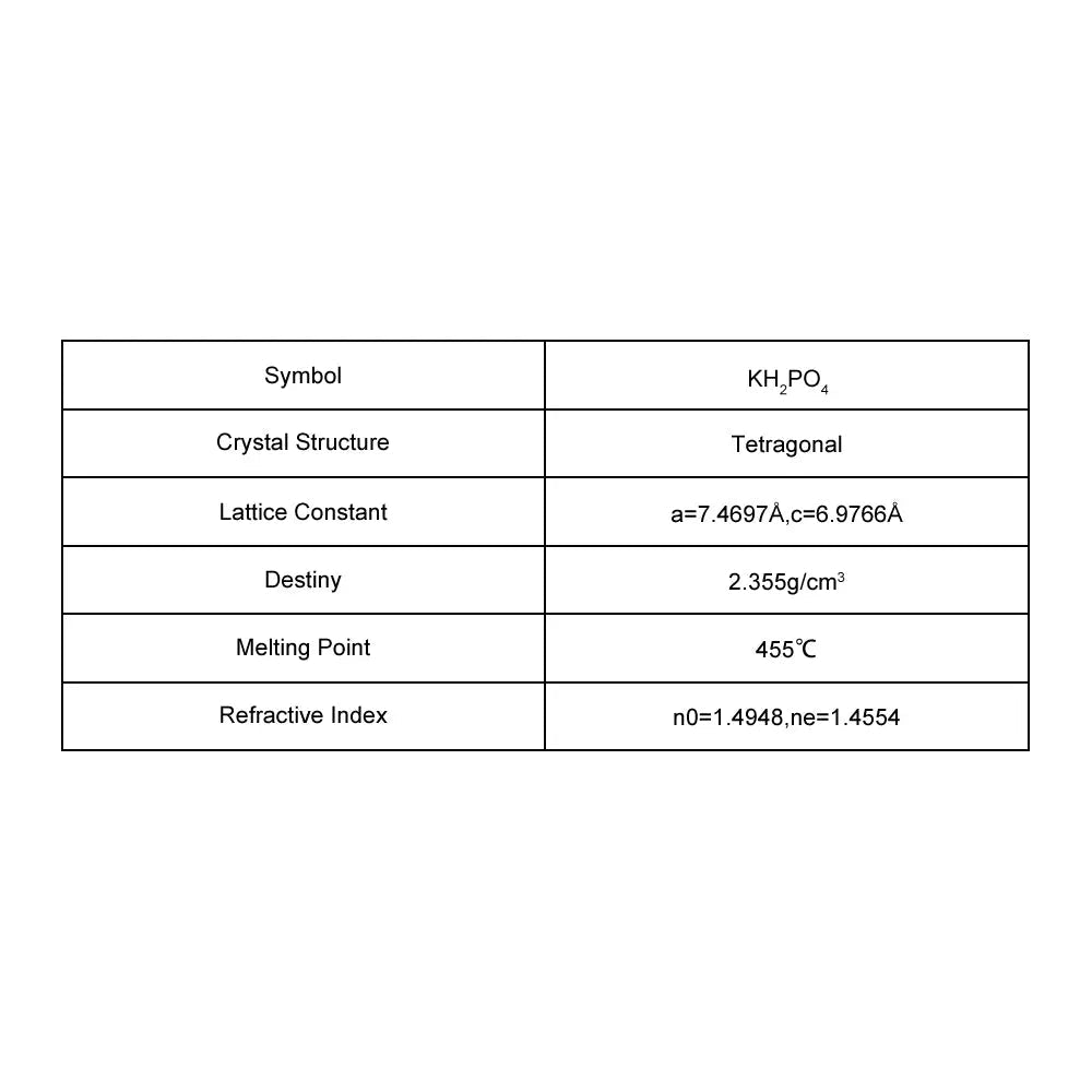 KH2PO4 Crystal Substrate