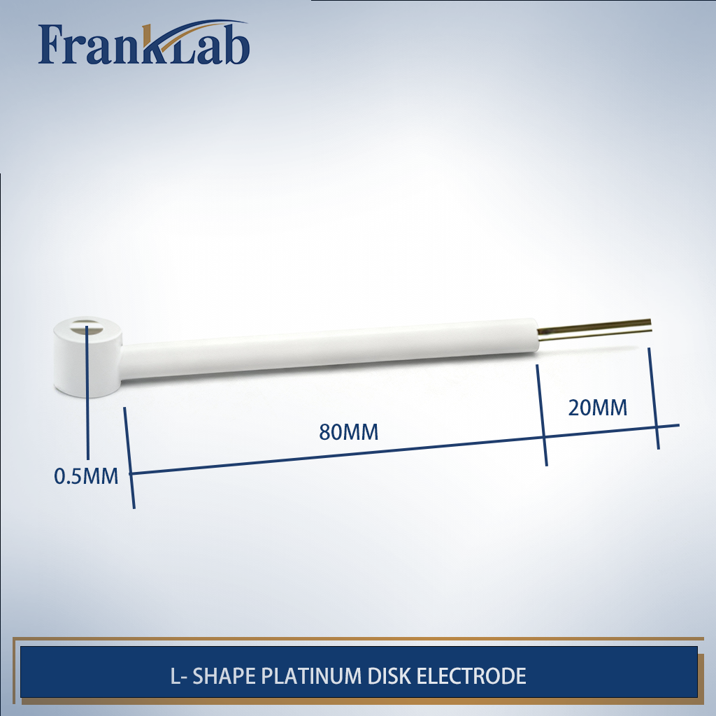 L- Shape Platinum Disk Electrode