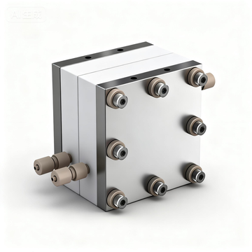 MEA Electrolysis Cell with Replaceable Flow Channels